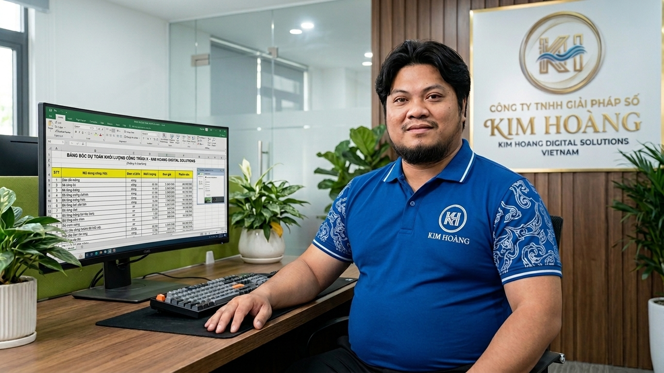 Người sáng lập · Bóc dự toán tại văn phòng